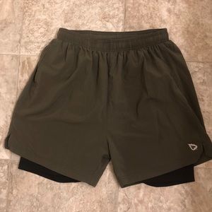 Baleaf 2 in 1 running shorts - 6” Inseam